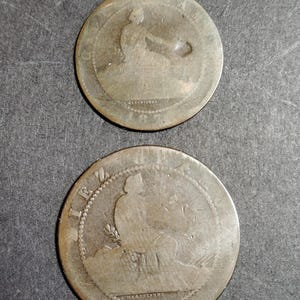 Pièces de monnaie anciennes d'Espagne,
