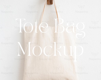 Canvas Tote Bag Mockup, Natural Tote Bag Mockup, Shopping Bag Mockup, Cotton Tote Bag mock up