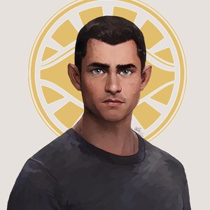Hugh Dancy as Cal Roberts from "the path" - Portrait - DIGITAL DOWNLOAD - Artwork