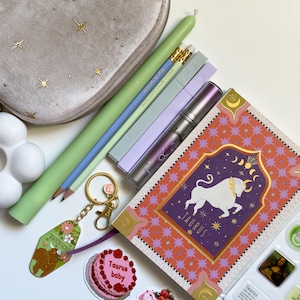 Taurus Gift Box | Zodiac Birthday Gift Set | Taurus Season Care Package | Astrology Lover Gift image 1