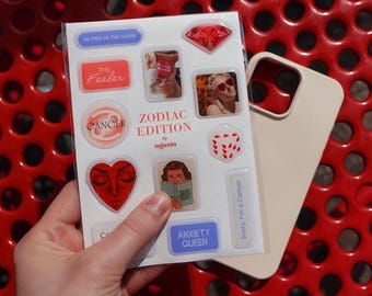 Cancer Zodiac Vinyl Stickers – Astrology Lover Gift