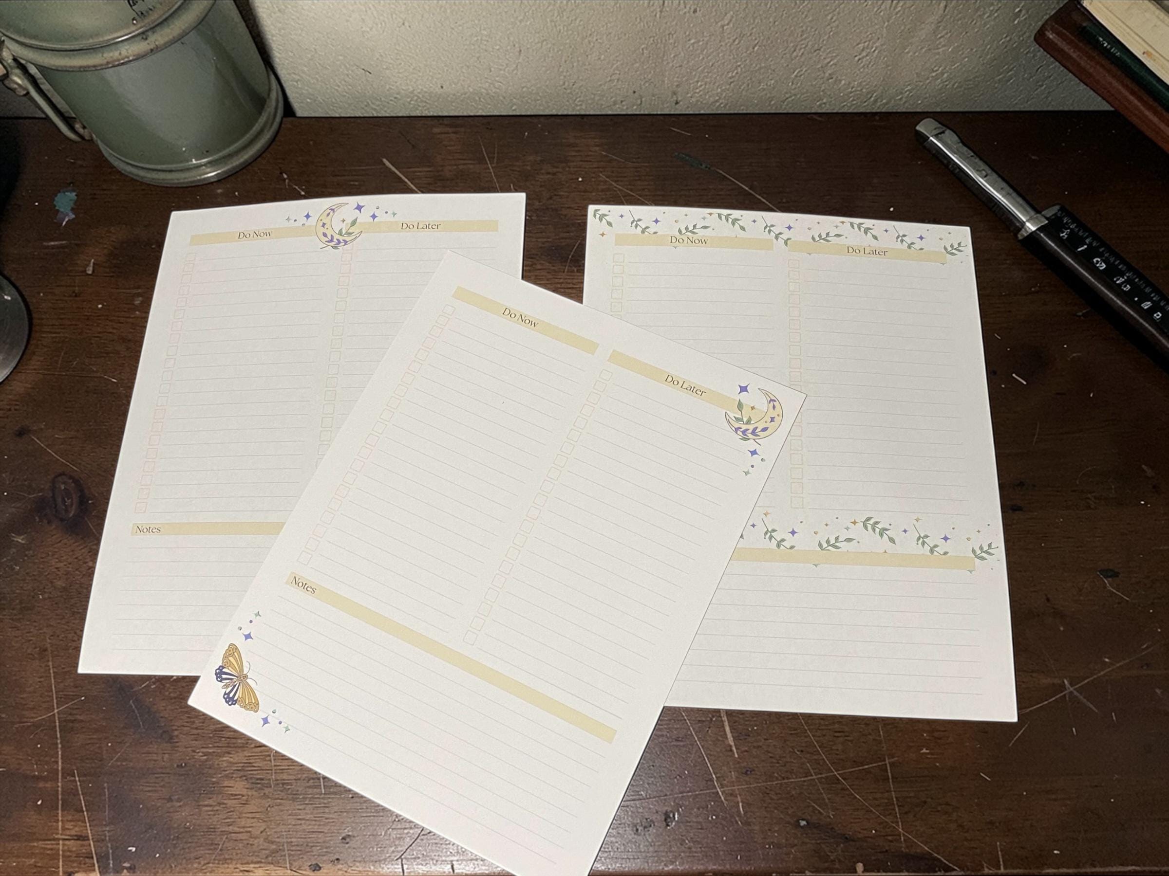 Moth & Moon Printable Writing Paper Set, Celestial Stationery ...