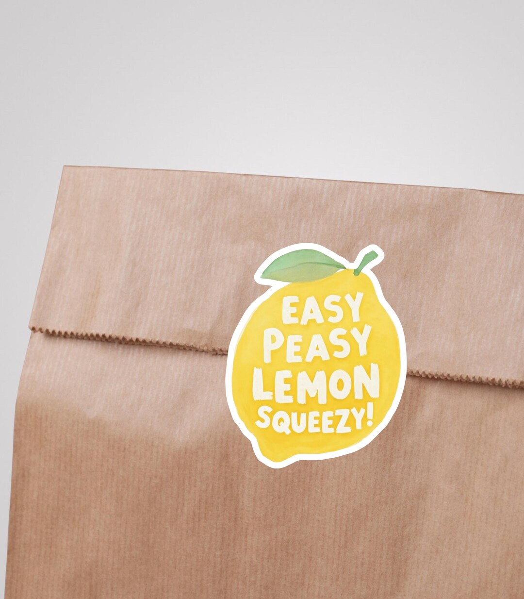 Lemon Stickers, Easy Peasy Lemon Squeezy Kiss-cut Stickers for Laptops ...