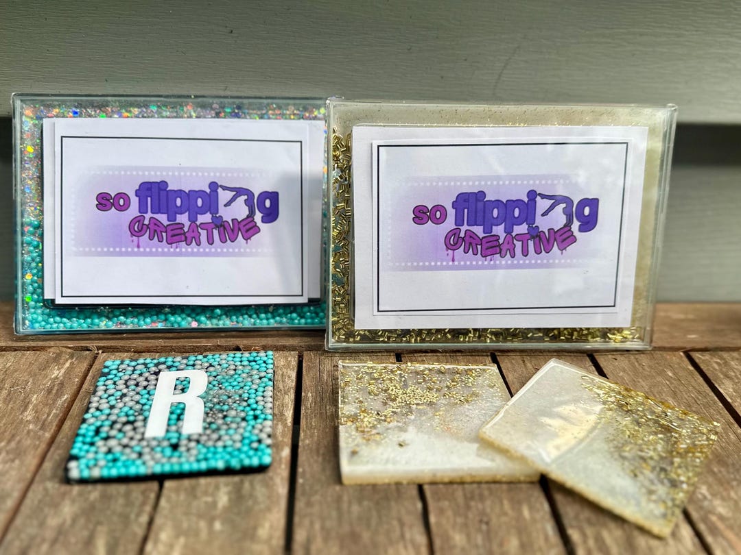 Custom Resin Frame & Coaster Gift Set – Handmade Personalized Photo ...