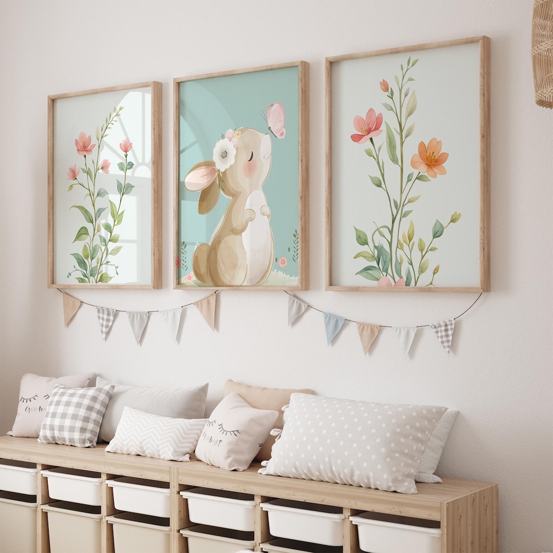 floral-bunny-printable-wall-art-set-nursery-decor-floral-bunny