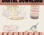 Digital Cookbook Template (Fillable PDF) | Recipe Book | Instant Download