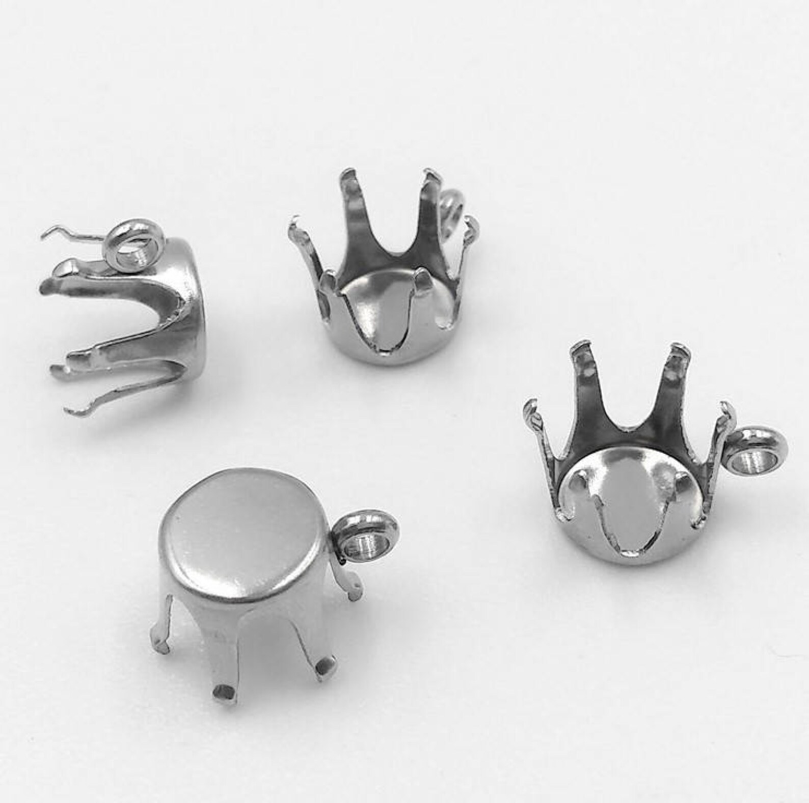 Wholesale 100 316L Stainless Steel Prong Setting Blanks fit Etsy