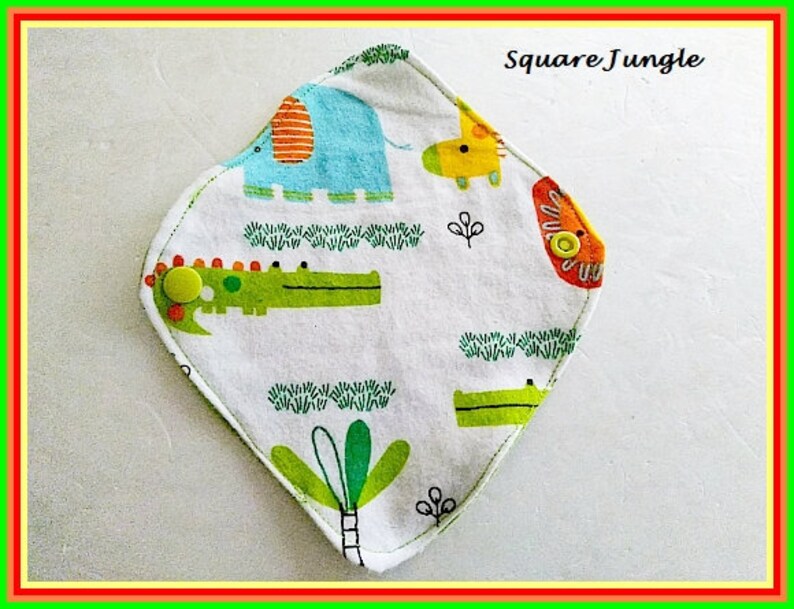 Choose Your Comfort: Everyday Washable Cloth Panty Liners Square Jungle