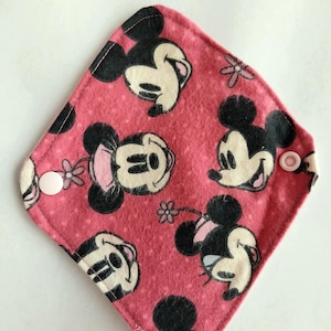 Reusable Cloth Panty Liners, 8.5&quot; Flannel Snap Pads, Washable Eco-Friendly Pads, Zero Waste, Breathable, Daily Comfort, Soft Flannel Liners
