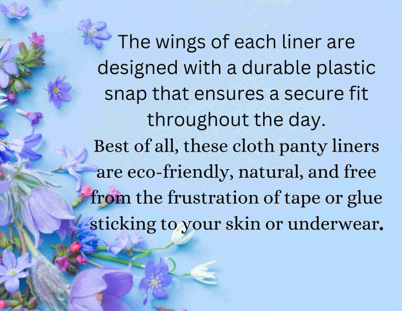 Choose Your Comfort: Everyday Washable Cloth Panty Liners image 9