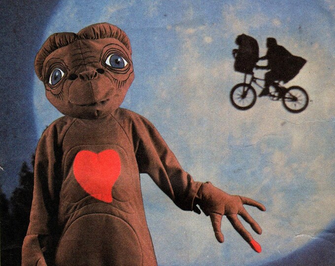 E.T. the Extra-terrestrial Costume Pattern Vintage 1982 - Etsy