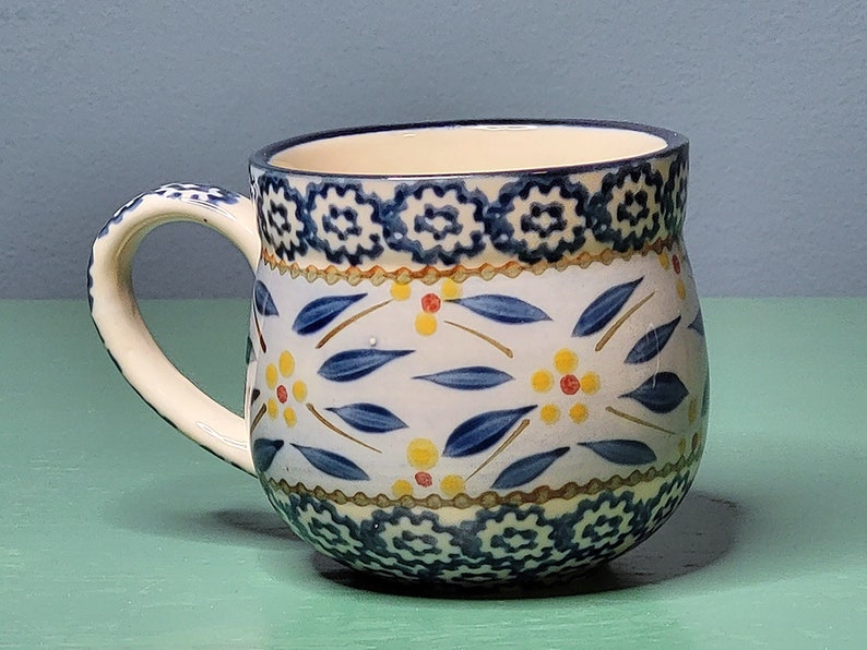 Temptations Coffee or Tea Cups Blue Old World Design Set Etsy