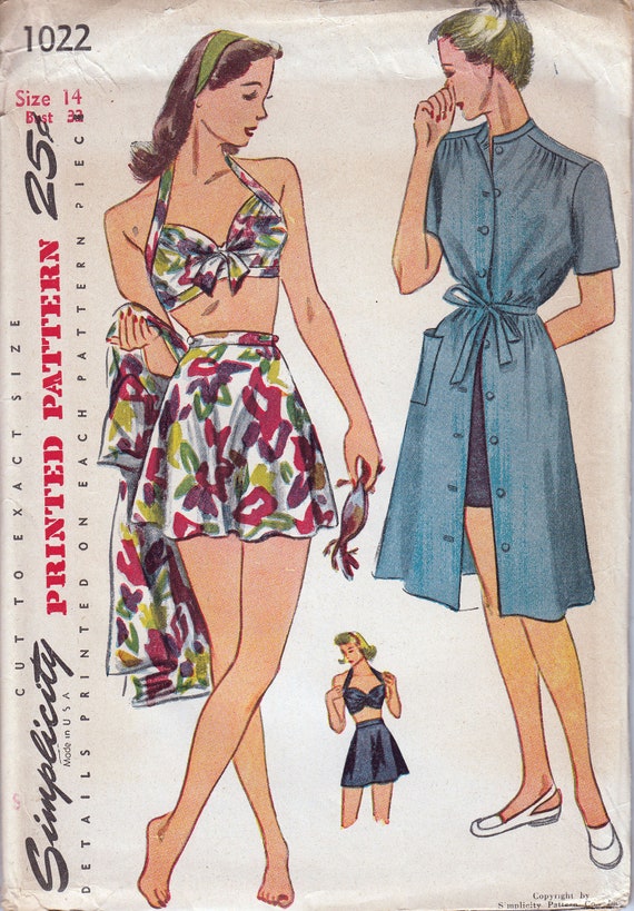1940s bathing suits