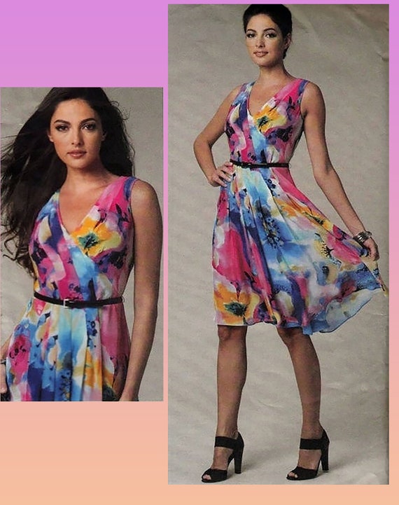 designer fit and flare dresses