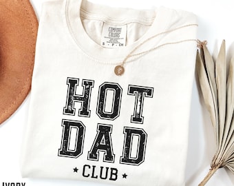 Camiseta del Club de Papás Guapos: Camiseta de algodón vintage (colores cómodos)