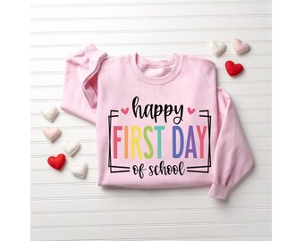 Sudadera "Primer día de clases": estilo para profesores y alumnos - Cuello redondo acogedor