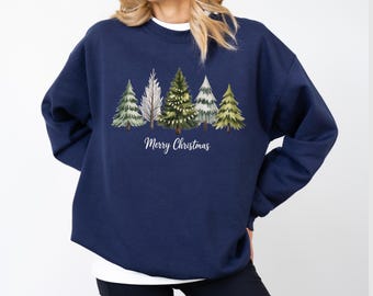 Sudadera con árbol de Navidad: ropa acogedora para las fiestas