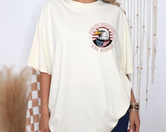 Camiseta de colores cómodos del Día de los Caídos: American Eagle Hero Tee