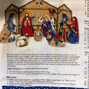 Panneau Tissu Noël 'Peace On Earth' - Nativity, 100% Coton - VIP Cranston Print Works