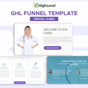 Go High Level Funnel Template For Dental Clinic