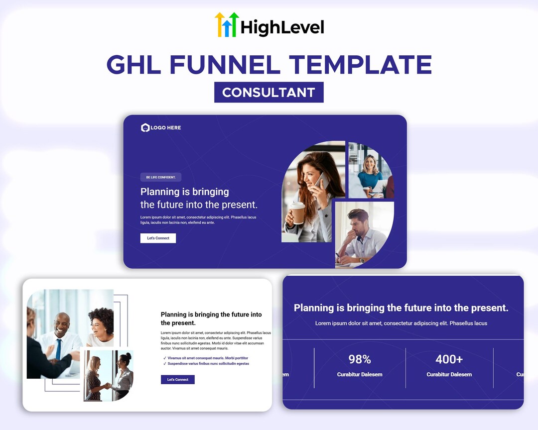 Consulting Funnel Template Go High Level Snapshot Etsy