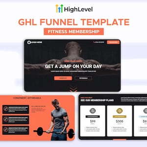 Go High Level Fitness Membership Funnel Template