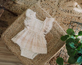 Toddler. Boho lace dress set