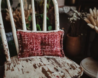 SALE!  Rustic redwood pillow