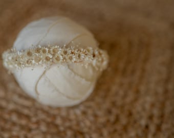 Natural dried floral halo
