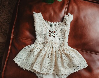 Toddler.  Vintage lace dress set