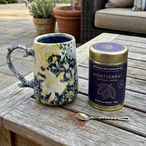 Beautiful, handmade, ceramic mug! This is art you can use. Free gift for all return customers.