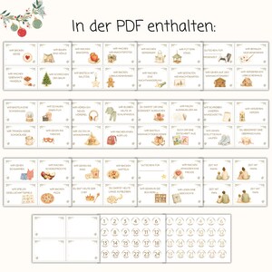 Calendario de Adviento "Tiempo en lugar de cosas" | Manualidades y actividades de Adviento | Actividad familiar | Jardín de infancia, preescolar, primaria (PDF digital) imagen 6