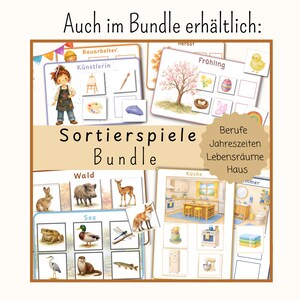 Animal Sorting Game | Matching Game for Kindergarten/Daycare | Matching Game for Preschool | Picture Cards for Montessori Materials | DIY Printable PDF image 8