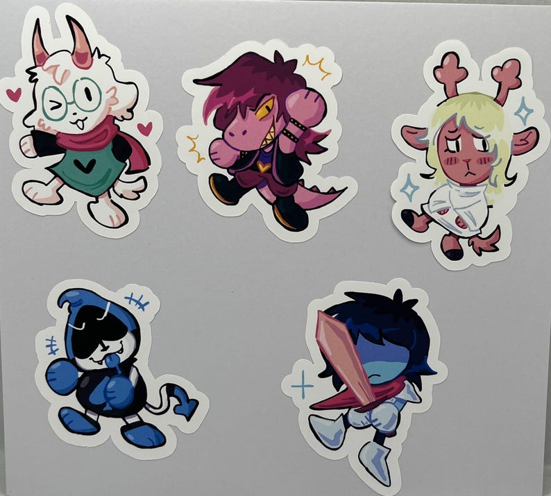 Deltarune Sticker Set - Etsy