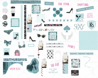 Kate's Secret Collection Vol 2 | Luxe Digital planner stickers, Magazine Collage stickers, Goodnotes Stickers, Pre-cropped PNGs | CL40