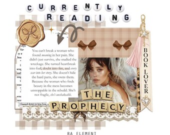 The All Booked Collection Luxe Stickers for Readers / Book Club | Printable Sticker Book, Goodnotes Sticker Book, 52 PNGs | CL58