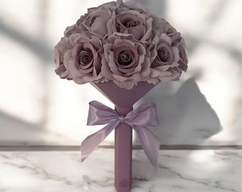 Lilac bridal bouquet