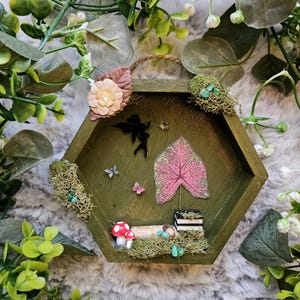 Fantasy Themed Bookish Shadow Box
