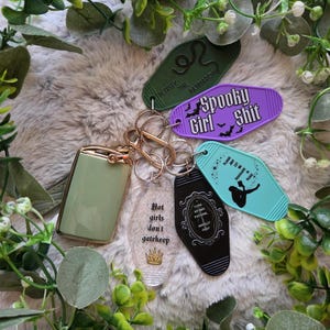Bookish Themed Keychains