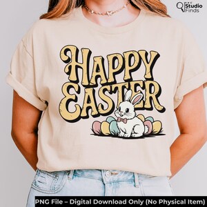 Bunny Easter PNG | Cute Rabbit Clipart | Spring Bunny Sublimation | Easter Bunny Digital Download | Bunny PNG for Cricut & Sublimation