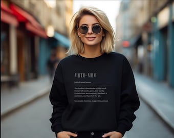 Moto Mom Shirt, Dictionary Definition Tee, Motocross Mom Crewneck Sweatshirt Gift, Motocross Gift