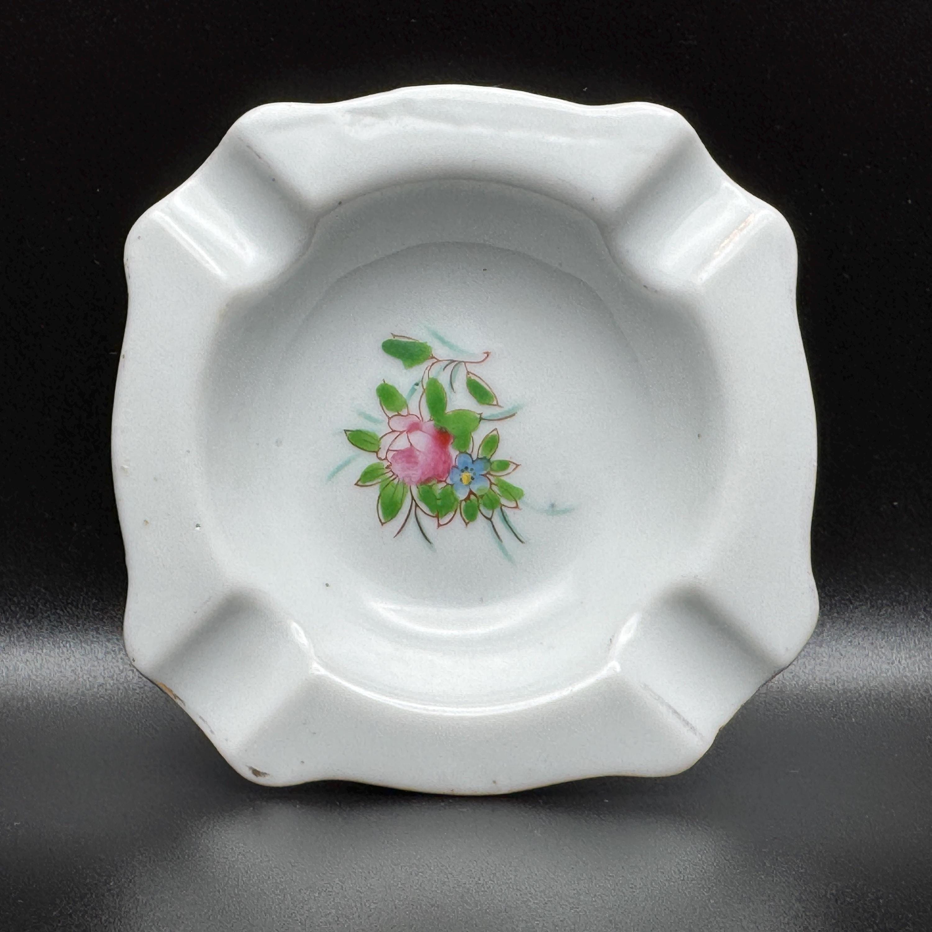 Vintage Floral Japan Ashtray - Etsy