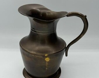 Vintage Brass Pitcher