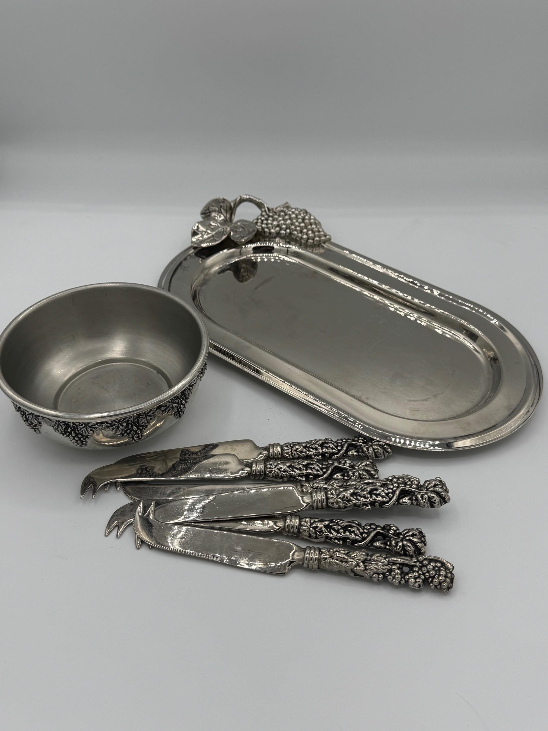 Silver grape creamer - Etsy 日本
