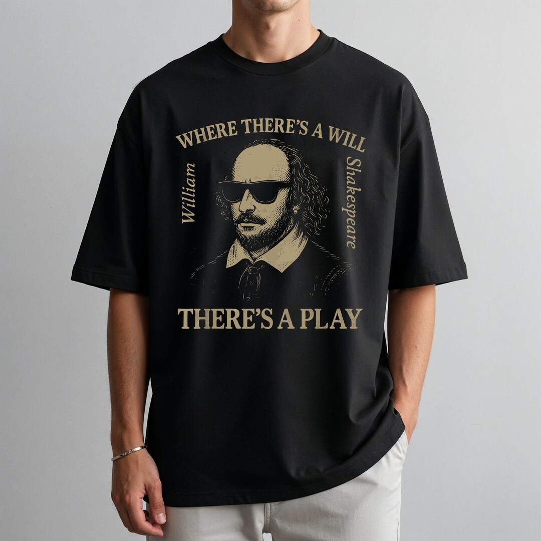 Funny Shakespeare Shirt Dark Academia Book Lover T-shirt Bookish Gift ...