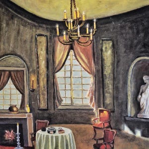 Original Vintage Oil Painting - Cottagecore Bedroom Decor – Vintage Art, French Wall Art for Home Decor – Unique Gift for Mom