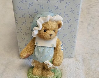Cherished Teddies PAIGE "Thanks for Picking Me" | Vintage Flower Girl Figurine with Original Box & Certificate Paperwork