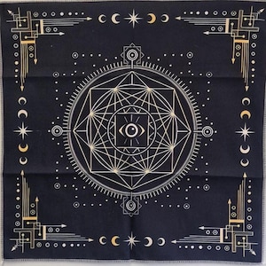 Codex Altar Cloth  codex of the all knowing, Wall Hanging, Shrine Cloth, Tarot Cloth, Wall Tapestry, Spiritual Cloth, Spiritual Gifts, Altar