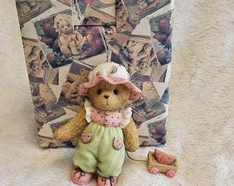 Cherished Teddies TORI "Friends Are the Sweetest Part of Life" | Vintage Bear with Box & Certificate Paperwork