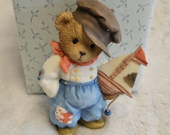 Cherished Teddies JAN "Like the Winds That Blow the Mills..." | 2001 Vintage Dutch Girl Figurine with Original Box & Certificate
